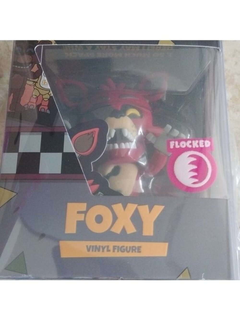 Yootooz FNAF Flocked Foxy Vinyl Figure Five Nights at Freddy's